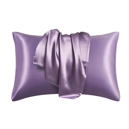 Silk Satin Pillowcase — Hair & Beauty Friendly Pillow Cover, Comfortable Home Decor for Standard/Queen, 1PC