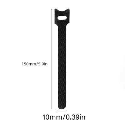 100PCS Reusable Nylon Cable Ties – Adjustable Cable Organizer Straps for Wire, Mouse & Earphone Management