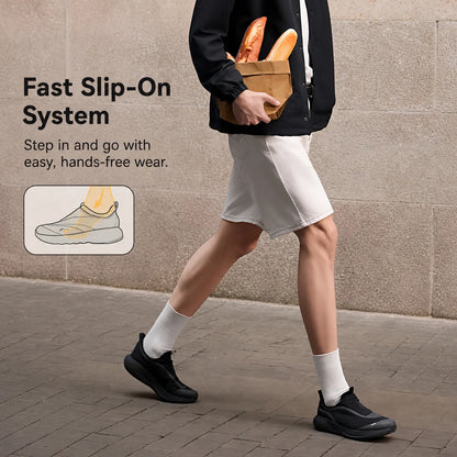 Li-Ning SOFT GO 3 Slip-On Shoes - Breathable COMFOAM Casual Walking Sneakers for Men