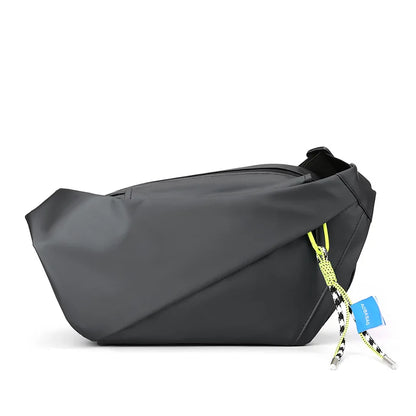 Men’s Shoulder Chest Bag - Nylon Waterproof Outdoor Sport Running & Cycling Belt Bag, Large Capacity Travel Phone Pouch Messenger Bag