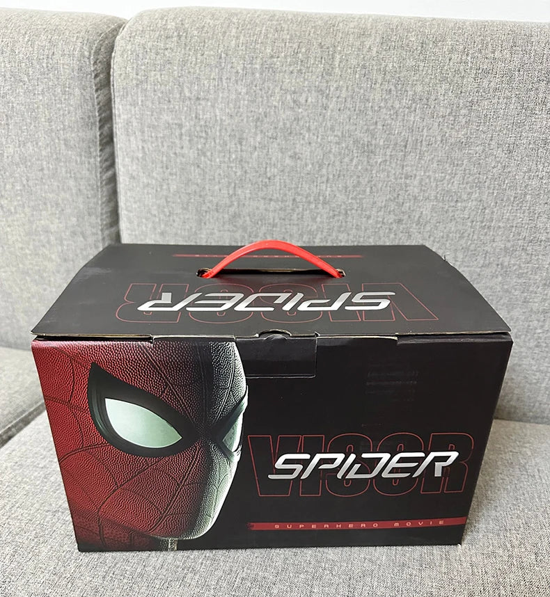 Spider-Man: No Way Home Luxury Helmet with Rechargeable Remote - Movable Eyes Cosplay Mask Decoration Gift Toy