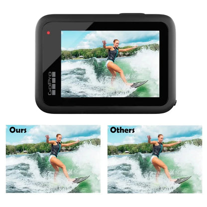 GoPro Hero 13 Black Tempered Glass Screen Protector – Silicone Case, Lens Cap & Protective Film for GoPro 13 Camera
