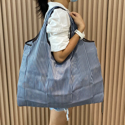 Large Reusable Grocery Bags - High-Quality Women's Shopping Tote Handbags, Washable, Solid Colors
