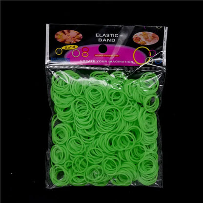 600 Colorful Rubber Loom Bands – DIY Elastic Bracelet Kit for Kids & Women Crafting