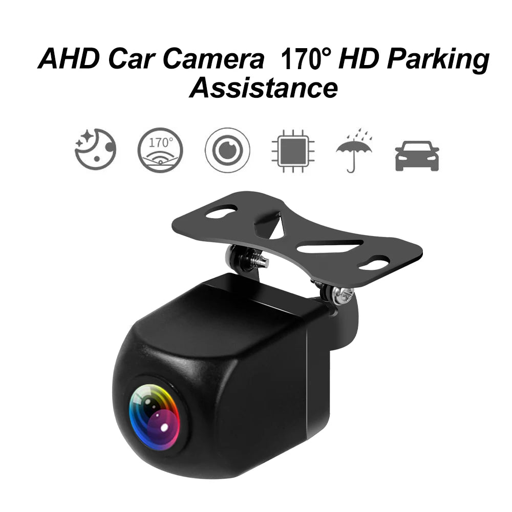 Wireless Car Rear View Camera — HD 170° Waterproof Backup Camera for Android & iOS, 12V/24V