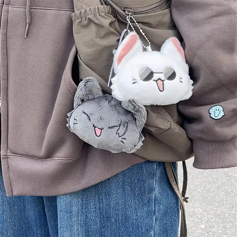Anime Keychain - Geto Suguru & Satoru Gojo Plush Cosplay Pendant Keyring Fan Gift