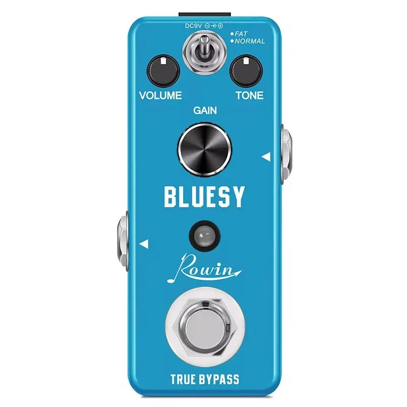 Rowin Guitar Effects Pedal – Noise Gate, Delay, Chorus, Vibrato, Phaser, Flanger, Booster, EQ, Fuzz, Metal, Distortion, and Blues Drive