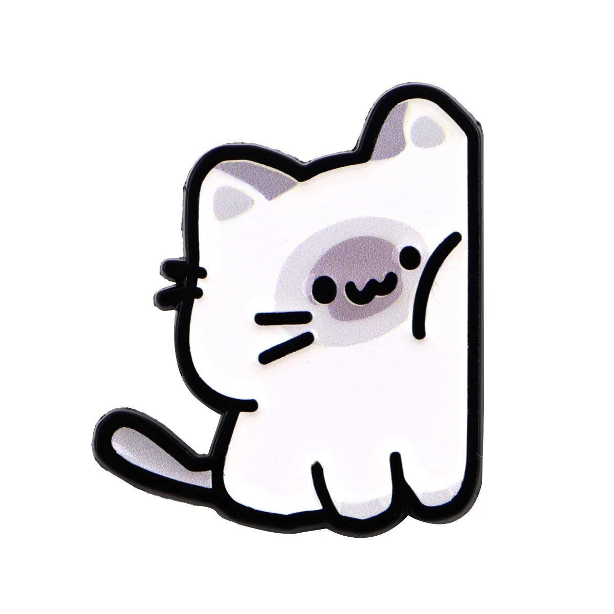 Cute Cat Enamel Pin — Cartoon Animal Lapel Brooch for Backpacks, Cosplay & Kids Gifts
