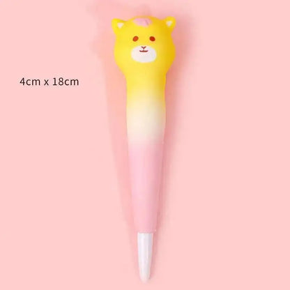 Cute Soft Gel Pen – Kawaii Cartoon Pen for School, Office, and Creative Stationery Supplies