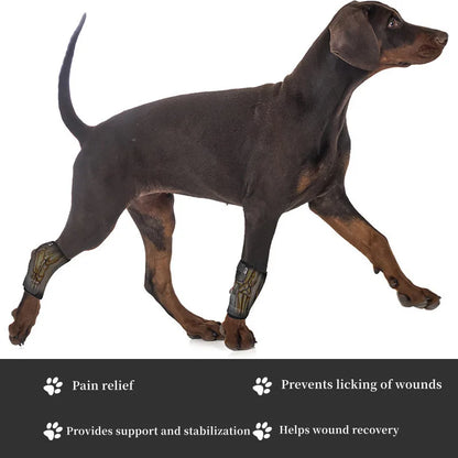 Dog Leg Support Brace: Updated Arthritis Protector Cover for Dogs - Hock Joint Brace for Injury Recovery & Arthritis Relief