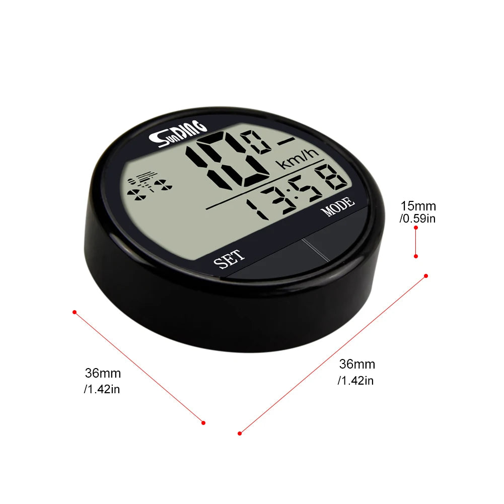 Bike Computer Speedometer - Multi-Function Bicycle Odometer for Men, Women & Teens Cycling