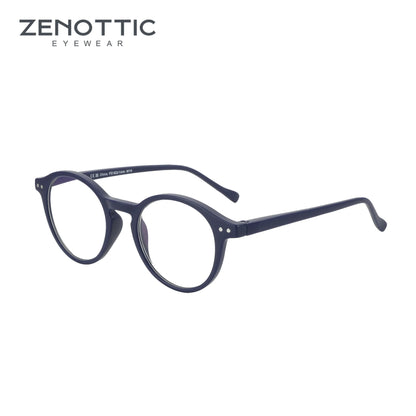 ZENOTTIC 2025 Retro Reading Glasses – Anti-Blue Light Blocking Eyeglasses for Women & Men, Diopter 0 to 4.0