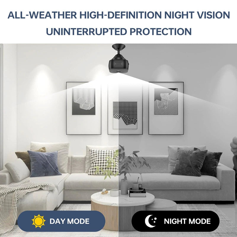 Xiaomi Mini HD 4K WiFi Camera — Wireless Security Monitor for Smart Home, Remote Video Surveillance Camcorder