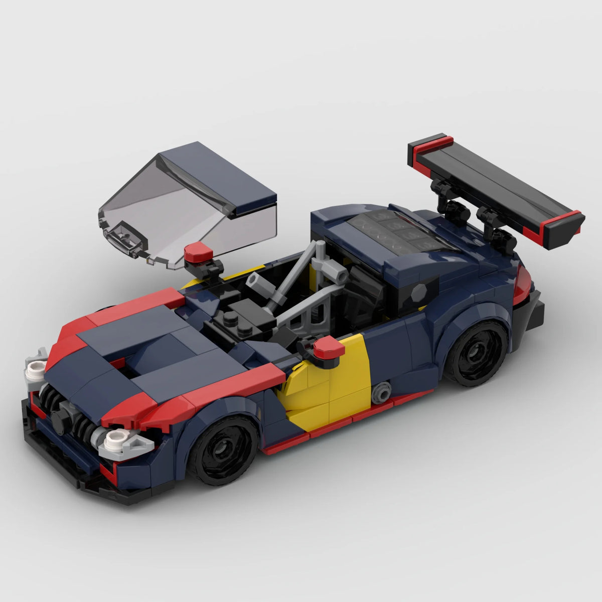 GT3 Supercar Building Blocks MOC-258495 - Racing Sports Car Model Assembly Bricks for Adults and Collectors