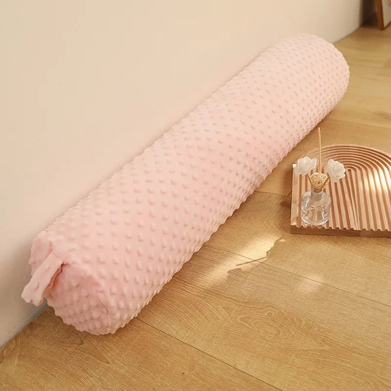 Cylindrical Throw Pillow – Soft Body Pillow for Side Sleeping & Pregnancy, Detachable & Washable Leg Gripper Pillow