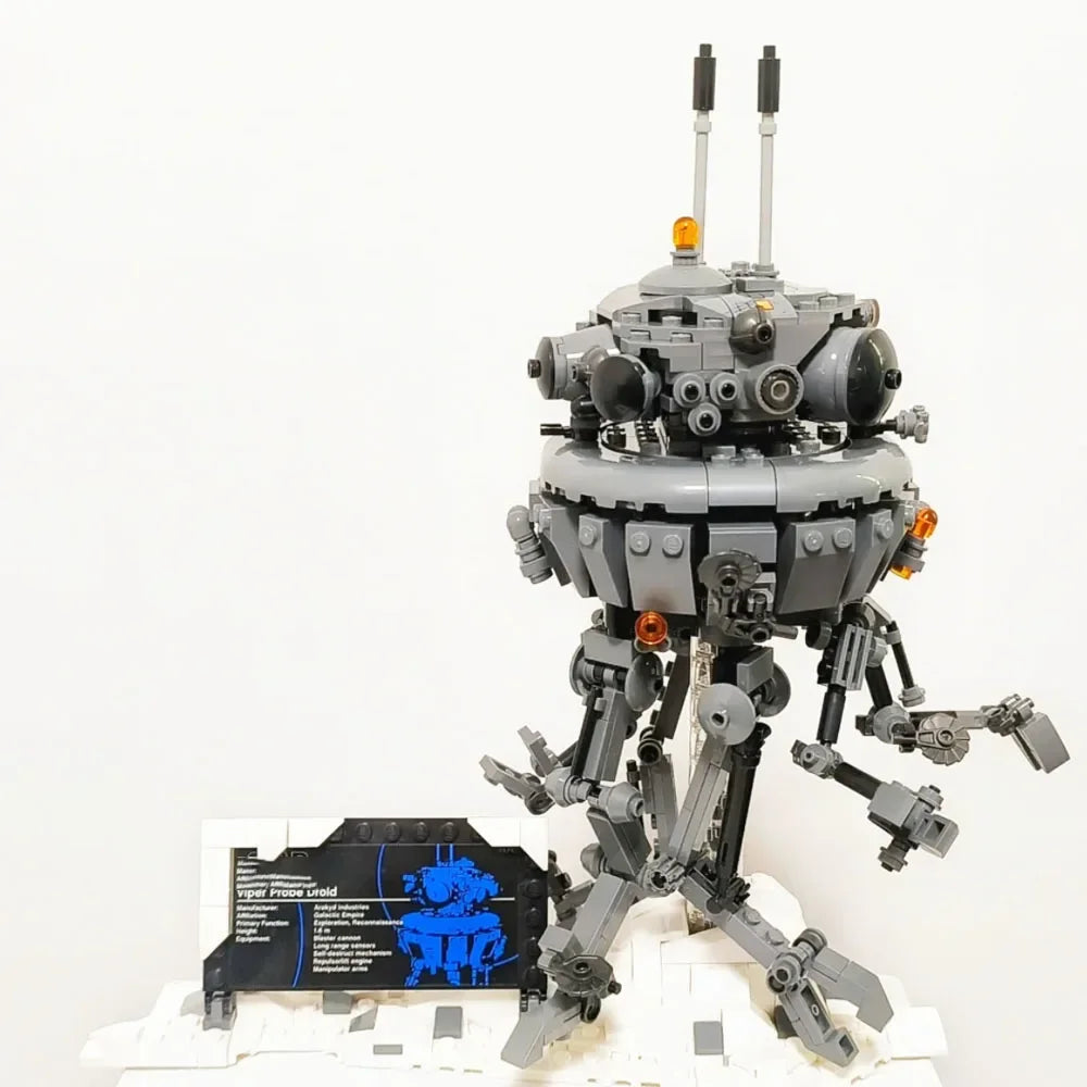 Imperial Probe Droid 75306 Model Bricks — Creative Robot Building Blocks, Toy for Boys, Christmas Gift