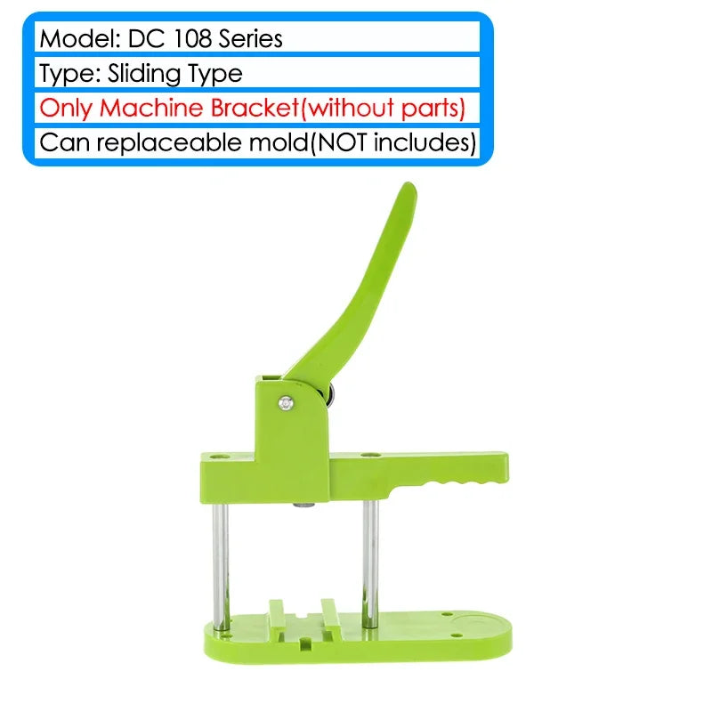 25/32/37/44/58/75mm Badge Maker Molds - DIY Button Press Machine, Interchangeable Die Mould for Round Badge Punching