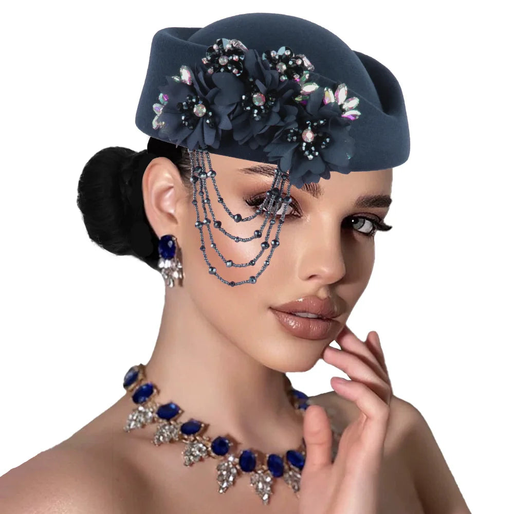 African Turban Headtie Hat - Floral Soft Head Wrap for Women, Church, Party & Casual Wear