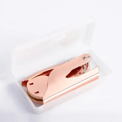 Custom Logo Embossing Stamp Machine – Personalized Emblem Seal for Wedding, Library, Book & Paper Stamps