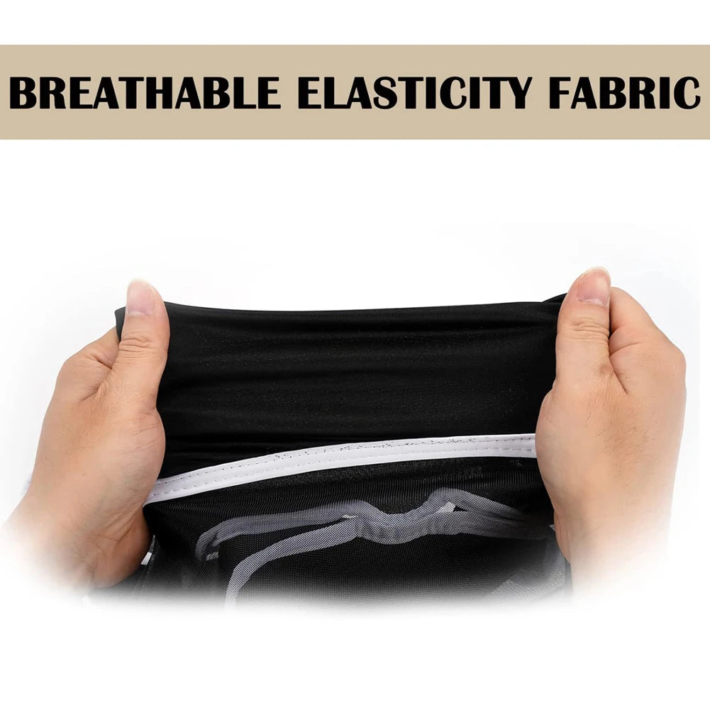 Anti-Fly Knitted Mesh Horse Mask — Breathable Anti-Mosquito & Anti-Worm Equestrian Riding Gear