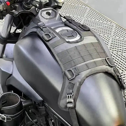 Universal Motorcycle Tank Bag Base - Multi-Purpose Off-Road Tank Vest Mounting Set
