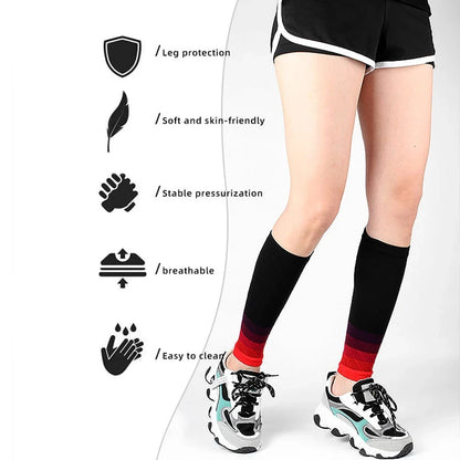 Calf Compression Sleeves - 20-30mmHg Footless Leg Support for Running, Sports and Marathon Training