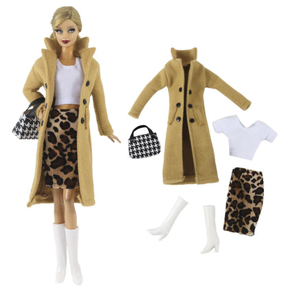 1:6 Scale Doll Clothes Set – Dress Outfit for 11.5-inch (30cm) Dolls, Multiple Styles for Girls’ Gifts