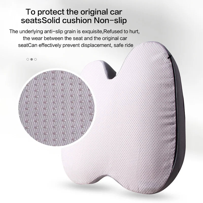 Non-Slip Orthopedic Memory Foam Prostate Cushion – Tailbone & Sciatica Pain Relief for Chair and Car Seat Comfort