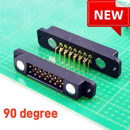 Magnetic Pogo Pin Connector - 2A Spring Loaded Male Female 2.54mm DC Power Socket, 8/10/12/14/16/20 Position Contacts, 1/3/5 Pairs