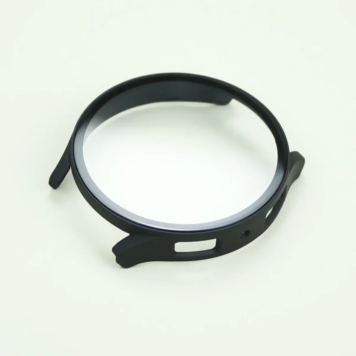 Samsung Galaxy Watch Tempered Glass Screen Protector Case - Full Bumper PC Cover for Galaxy Watch 7/6/5/4/FE 40mm & 44mm