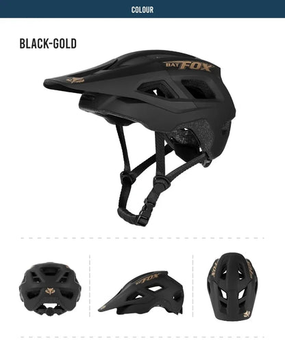BATFOX Ultralight Bike Helmet – Molded Mountain & Road Helmet for Men, DH AM Cycling Equipment, Casco Ciclismo Bicicleta