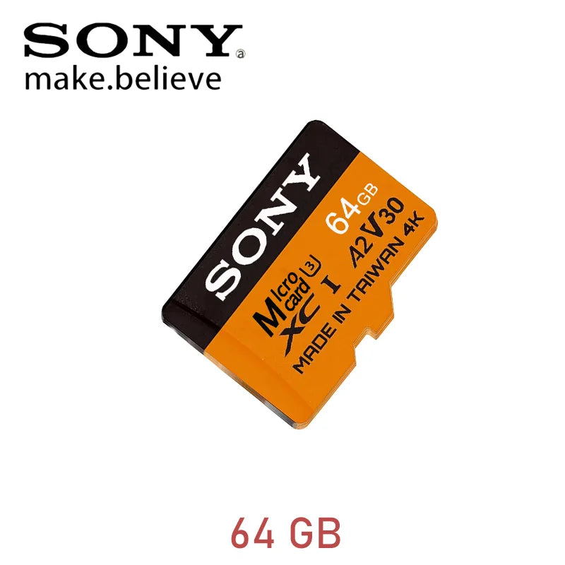 Sony High-Speed Micro SD/TF Memory Card — 2TB/1TB/512GB/256GB/128GB/64GB for Nintendo Switch (Class 10, V30)