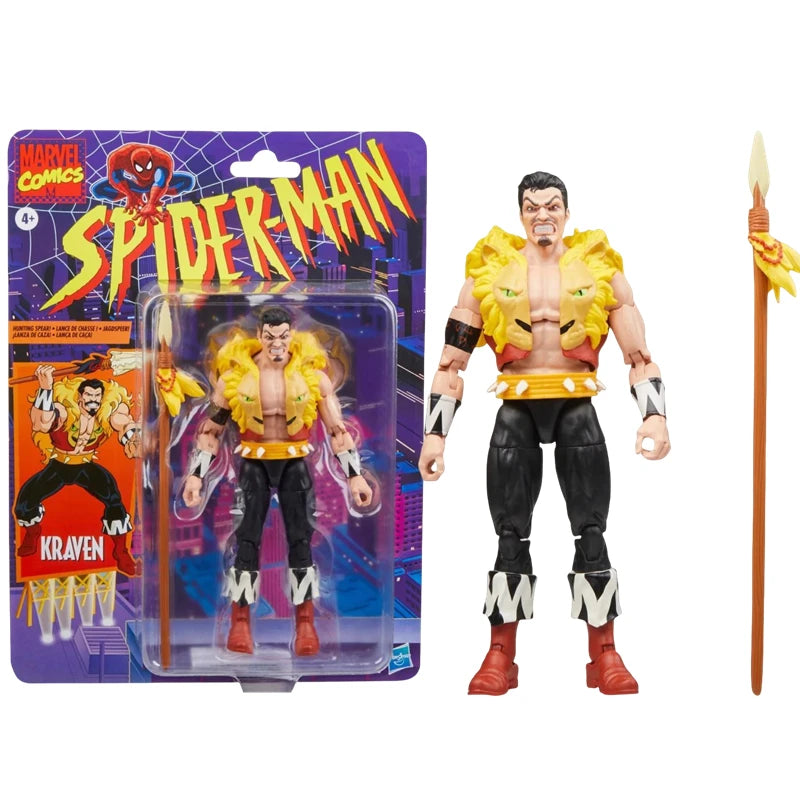 Spider-Man Venom Action Figure - 1/12 Scale Spider-Punk Carnage 2099 Deadpool Gwen Kraven Model Toy Gift