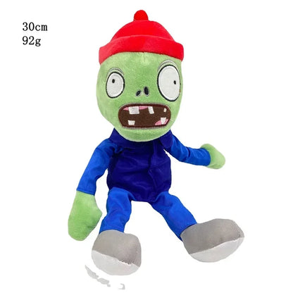 30cm Plants vs. Zombies Plush Toys - Soft Gargantuar, Zombie, and Pirate Zombie Stuffed Dolls for Kids and Fans