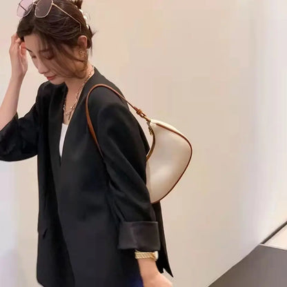 Small Armpit Bag for Women – 2024 New Fashion, French Niche High-End Shoulder Bag, Trendy & All-Match Style