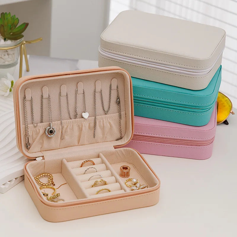 Three-Layer Jewelry Storage Box – High-End Large Capacity Organizer for Necklaces, Earrings & Gold Accessories