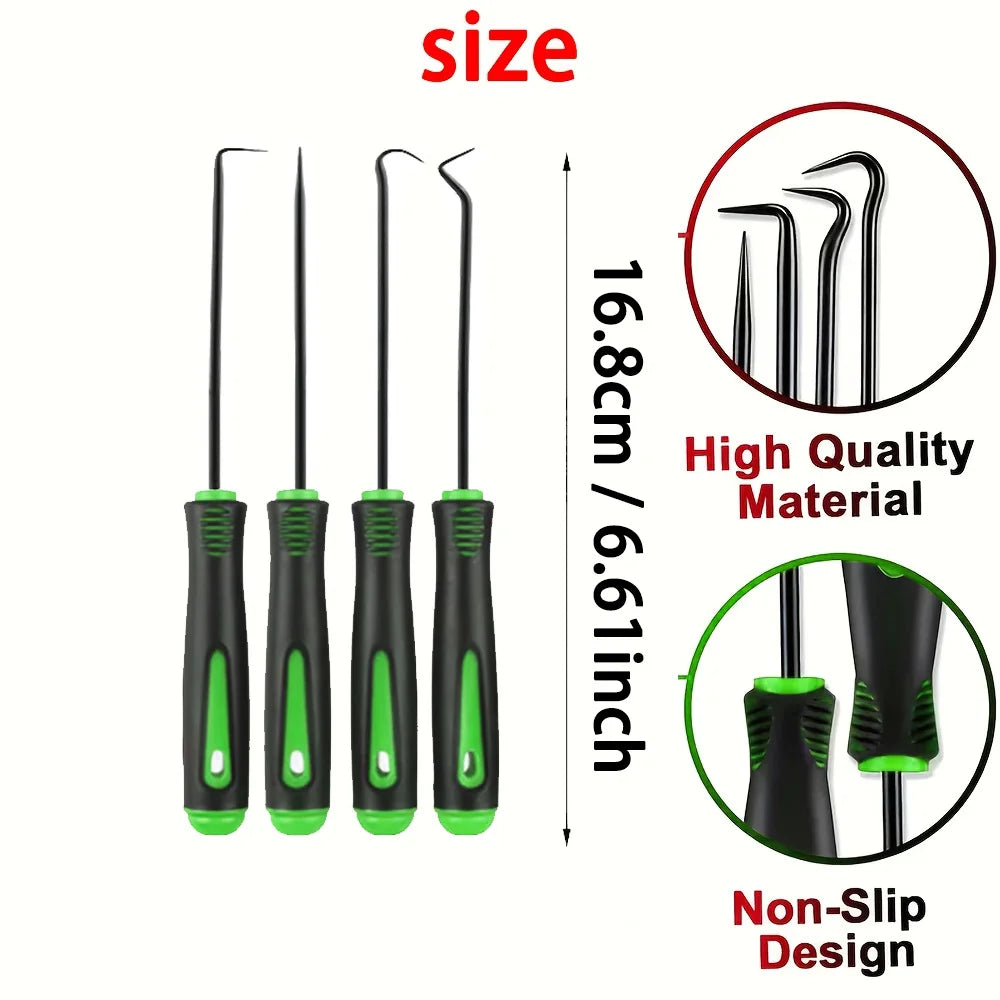 Precision Pick & Hook Tool Set - Mini O-Ring Oil Seal Gasket Remover for Auto Repair & Maintenance