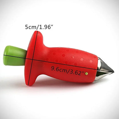 Efficient Strawberry Huller and Pineapple Cutter - Multi-Functional Tomato Stalk Remover and Fruit Knife, Ideal Strawberry Leaf Cleaner for Kitchen Use