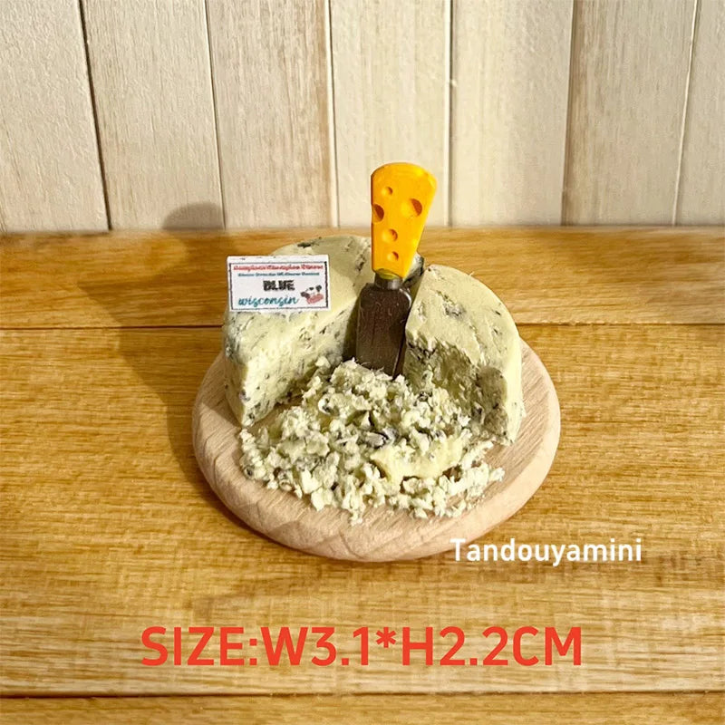 Miniature Kitchen Scene Props – Eggs, Flour & Cake for 1:6 1:8 1:12 BJD & Blythe Dollhouse DIY Accessories