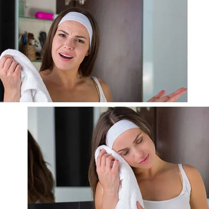 3pcs Elastic Solid Color Hair Bands – Unisex Headbands for Sports, Yoga, Running & Fitness