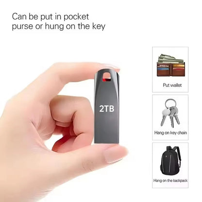 Xiaomi 2TB USB 3.0 Metal Flash Drive - High-Speed Pendrive, Available in 1TB, 512GB, 256GB, Waterproof USB Storage