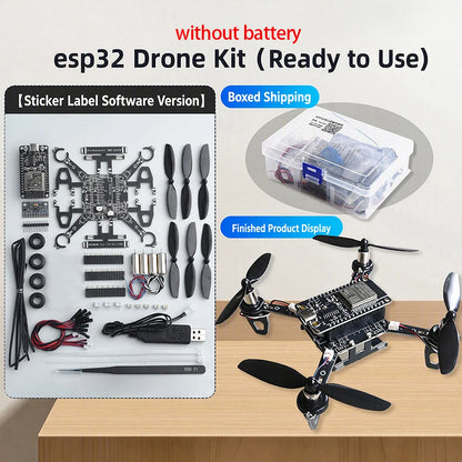 ESP32-S3 Mini Drone Kit - Open-Source DIY Quadcopter with Pre-Tuned PID Flight Controller for Embedded Programming