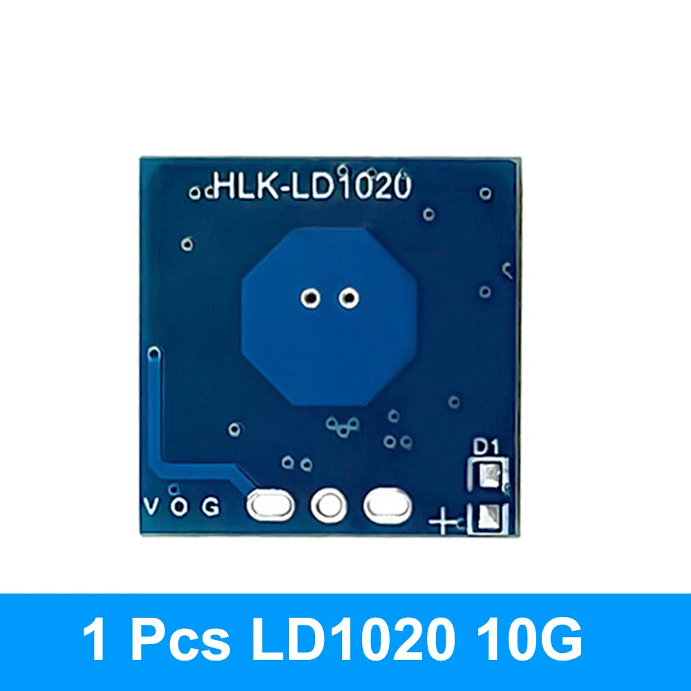 10/5/1PCS LD1020 Intelligent Microwave Radar Sensor – Low Power Micro Motion Human Presence Detection Module