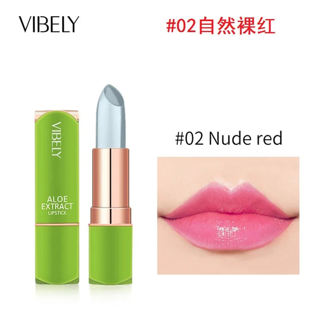 Aloe Vera Magic Lip Balm – Color Changing, Natural Moisturizing Lipstick with Safe, Nutritious Ingredients
