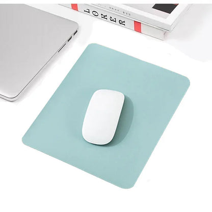 PU Leather Mouse Pad – Non-Slip Waterproof Gaming & Office Desk Mat, Anti-Scratch Easy Clean Surface for PC & Laptop Desktop Use