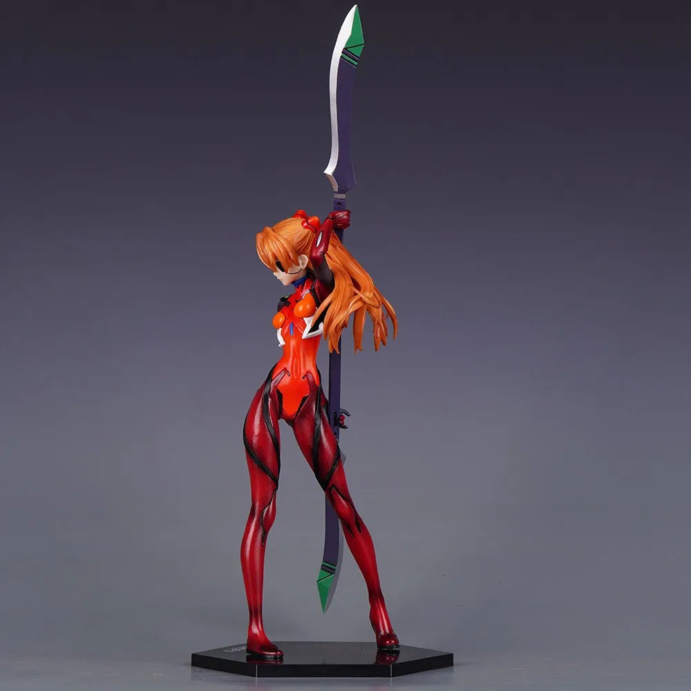 Anime Evangelion Asuka Langley Soryu Action Figure — Battle Dress Collectible Toy Model for Fans