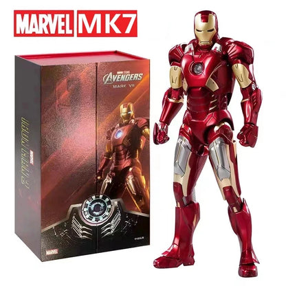 ZD Toys 7" Iron Man Action Figures – Joint Movable MK1 to MK50 Movie Collectible Dolls