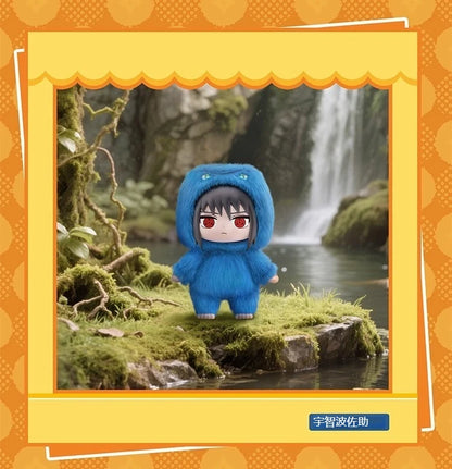 Naruto Series Blind Box Figures — Itachi, Sasuke, Kakashi & Gaara Plush Pendant Collectible Toy, Trendy Birthday Gift