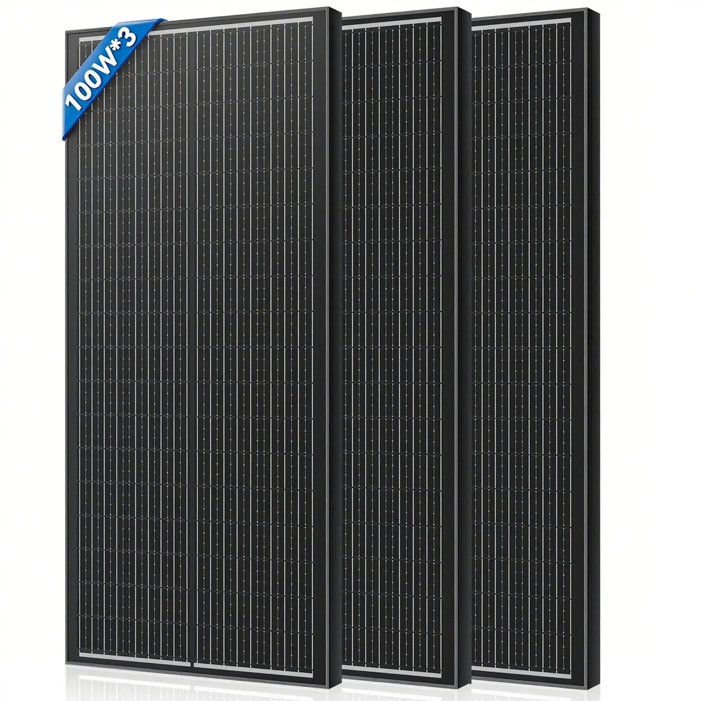 Rvpozwer N-Type Mono Solar Panel - 400W/200W/100W High Efficiency Waterproof Module for RV Marine Yacht Camping & Off Grid Power