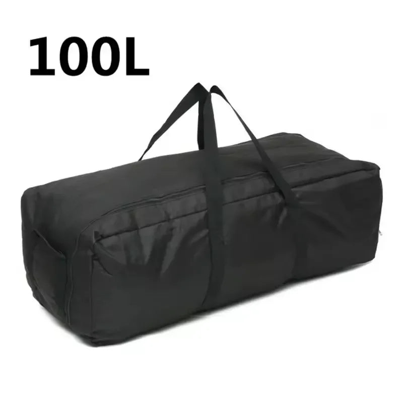55L-150L Waterproof Duffle Bag - 1680D Oxford Fabric Foldable Travel & Hiking Storage Backpack